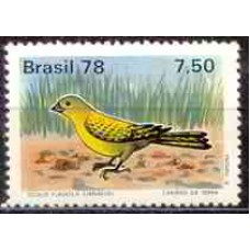 SB1036M-SELO PROTEÇÃO À FAUNA - PÁSSAROS BRASILEIROS, SICALIS FLAVEOLA - 1978 - MINT SB1036M-SELO PROTEÇÃO À FAUNA - PÁSSAROS BRASILEIROS, SICALIS FLAVEOLA - 1978 - MINT