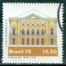 SB1076U-SELO TEATROS BRASILEIROS, TEATRO DA PAZ - 1978 - U
