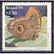 SB1100M-SELO EXPOSIÇÃO FILATÉLICA BRASILIANA 79 - DIA DO SELO - BORBOLETAS, C. EURILOCHUS - 1979 - MINT