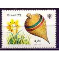SB1122N-SELO ANO INTERNACIONAL DA CRIANÇA, PIÃO - 1979 - N