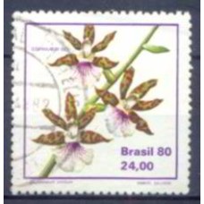 SB1164U-SELO EXPOSIÇÃO FILATÉLICA ESPAMER 80 - ORQUÍDEAS BRASILEIRAS, ZYGOPETALUM - 1980 - U