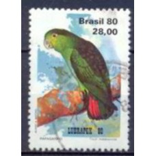 SB1169U-SELO VII EXPOSIÇÃO FILATÉLICA LUBRAPEX - FAUNA BRASILEIRA - PSITACÍDEOS, PAPAGAINHO - 1980 - U