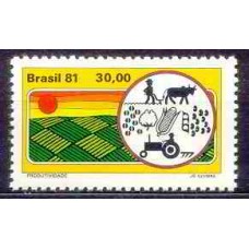 SB1183M-SELO DESENVOLVIMENTO AGRÍCOLA, PRODUTIVIDADE - 1981 - MINT