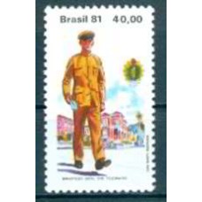 SB1191M-SELO CINQUENTENÁRIO DA CRIAÇÃO DO DCT - DEPARTAMENTO DOS CORREIOS E TELÉGRAFOS, MENSAGEIRO - 1981 - MINT