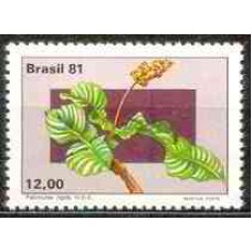 SB1219M-SELO FLORA BRASILEIRA - FLORES DO PLANALTO CENTRAL, PALICOUREA - 1981 - MINT