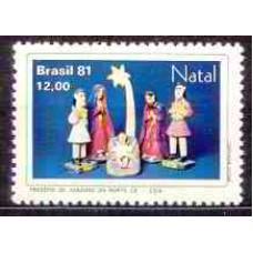 SB1227M-SELO NATAL - PRESÉPIOS POPULARES, JUAZEIRO - 1981 - MINT