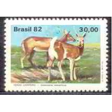 SB1263M-SELO FAUNA BRASILEIRA, VEADO - 1982 - MINT