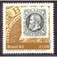 SB1270M-SELO DIA DO SELO - CENTENÁRIO DA EMISSÃO "CABEÇA GRANDE" - 1982 - MINT