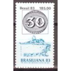 SB1335M-SELO 140 ANOS DA EMISSÃO "OLHOS DE BOI", 30 RÉIS - 1983 - MINT SB1335M-SELO 140 ANOS DA EMISSÃO "OLHOS DE BOI", 30 RÉIS - 1983 - MINT