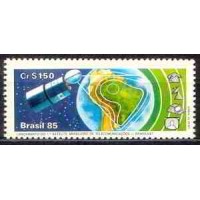 SB1439N-SELO LANÇAMENTO DO 1º SATÉLITE BRASILEIRO - BRASILSAT - 1985 - N SB1439N-SELO LANÇAMENTO DO 1º SATÉLITE BRASILEIRO - BRASILSAT - 1985 - N