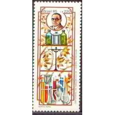 SB1454M-SELO CENTENÁRIO DO NASCIMENTO DO FARMACÊUTICO CÂNDIDO FONTOURA - 1985 - MINT
