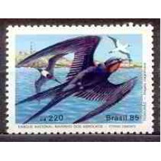SB1461M-SELO PRESERVAÇÃO DA FAUNA - PARQUE NACIONAL MARINHO DE ABROLHOS, TESOURÃO - 1985 - MINT