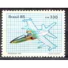SB1476M-SELO PROGRAMA AMX - JATO MILITAR - 1985 - MINT