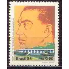 SB1518M-SELO HOMENAGEM AO PRESIDENTE JUSCELINO KUBITSCHEK - 1986 - MINT