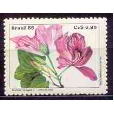 SB1525M-SELO PRESERVAÇÃO DA FLORA, UNHA-DE-VACA - 1986 - MINT