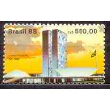SB1600M-SELO PROMULGAÇÃO DA CONSTITUIÇÃO DE 1988 (DO BLOCO) - 1988 - MINT