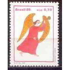 SB1658M-SELO NATAL, ANJO - 1989 - MINT
