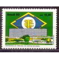 SB1711M-SELO CENTENÁRIO DO TCU - TRIBUNAL DE CONTAS DA UNIÃO - 1990 - MINT