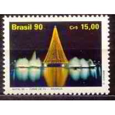 SB1713M-SELO NATAL, TORRE DA TV - 1990 - MINT
