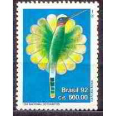 SB1809M-SELO DIA NACIONAL DO DIABETES - 1992 - MINT