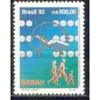 SB1819N-SELO HOMENAGEM AO HOSPITAL SARAH - 1992 - N