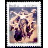 SB1837N-SELO 150 ANOS DO NASCIMENTO DE PEDRO AMÉRICO, GÊNIOS - 1993 - N