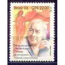 SB1867M-SELO COMPOSITORES BRASILEIROS, VINÍCIUS DE MORAES - 1993 - MINT