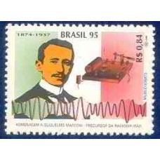 SB1941M-SELO HOMENAGEM A GUGLIELMO MARCONI - 1995 - MINT