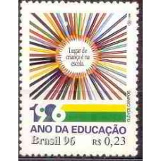 SB2004M-SELO ANO DA EDUCAÇÃO - 1996 - MINT