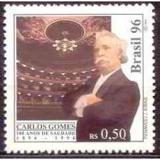 SB2006M-SELO CENTENÁRIO DA MORTE DE ANTONIO CARLOS GOMES - 1996 - MINT