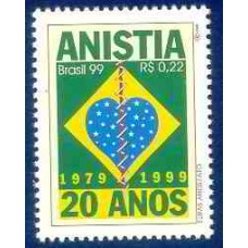 SB2209M-SELO ANISTIA 20 ANOS - 1999 - MINT