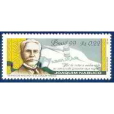 SB2210M-SELO 150 ANOS DO NASCIMENTO DE JOAQUIM NABUCO - 1999 - MINT