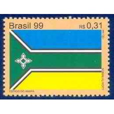 SB2226M-SELO BANDEIRAS DOS ESTADOS DO BRASIL, AMAPÁ - 1999 - MINT