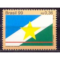 SB2227M-SELO BANDEIRAS DOS ESTADOS DO BRASIL, RORAIMA - 1999 - MINT
