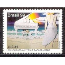 SB2228M-SELO HOMENAGEM A ANTONIO CARLOS JOBIM - 1999 - MINT