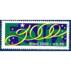 SB2237M-SELO  1 DE JANEIRO DE 2000 - FELIZ 2000 VIVA! - 2000 - MINT