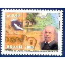 SB2354M-SELO 100 ANOS DO LAUDO ARBITRAL - 2000 - MINT