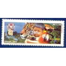 SB2474M-SELO PROJETO SIVAM - SISTEMA DE VIGILÂNCIA DA AMAZÔNIA - 2002 - MINT