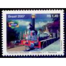 SB2698M-SELO TRANSPORTES FERROVIÁRIOS, LOCOMOTIVA - 2007 - MINT
