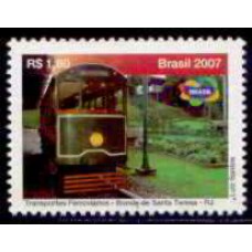 SB2699M-SELO TRANSPORTES FERROVIÁRIOS, BONDE - 2007 - MINT