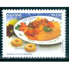 SB2762M-SELO GASTRONOMIA LUSO-BRASILEIRA - 2008 - MINT