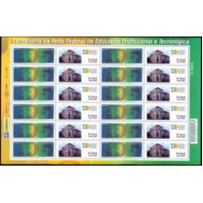 SB2899MF.02-FOLHA PERSONALIZADO CENTENÁRIO DA REDE FEDERAL DE EDUCAÇÃO PROFISSIONAL E TECNOLÓGICA, IF PARÁ - 09 - MINT