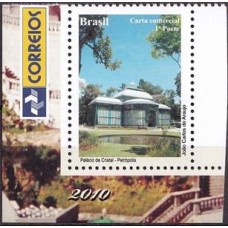 SB3046MD-SELO DESPERSONALIZADO MARAVILHAS DO RIO, PALÁCIO DE CRISTAL - PETRÓPOLIS - 2010 - MINT SB3046MD-SELO DESPERSONALIZADO MARAVILHAS DO RIO, PALÁCIO DE CRISTAL - PETRÓPOLIS - 2010 - MINT