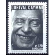 SB3360M-SELO CENTENÁRIO DO NASCIMENTO DE DORIVAL CAYMMI - 2014 - MINT