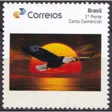 SB3386M.17-SELO PERSONALIZADO NOVA LOGO ECT, ÁGUIA VOANDO - 2014 - MINT