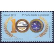SB3629M-SELO CENTENÁRIO DA AVIAÇÃO NAVAL - 16 - MINT