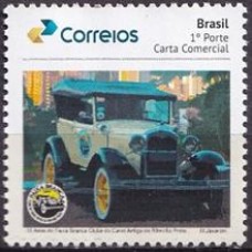 SB3697M.73-SELO PERSONALIZADO PRISMA GOMADO, 35 ANOS DO FAIXA BRANCA CLUBE DO CARRO ANTIGO DE RIBEIRÃO PRETO - 2024 - MINT
