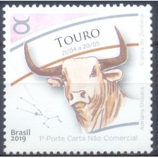 SB3815M-SELO SIGNOS DO ZODÍACO, TOURO - 2019 - MINT
