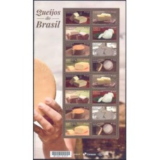 SB3993MF-FOLHA 2 SÉRIES QUEIJOS DO BRASIL - 2021 - MINT