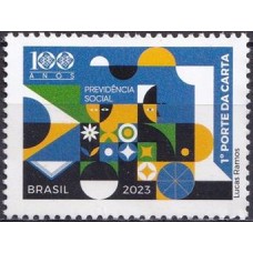 SB4086M-SELO 100 ANOS DA PREVIDÊNCIA SOCIAL - 2023 - MINT